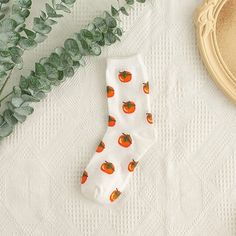 Brighten up your sock drawer with our "Orange Fruit Tube Socks". Featuring a cute orange fruit pattern, they're perfect for adding a pop of color and fun to your look. Features: Cute Orange Designs: Choose from 4 vibrant color options, each rocking a fresh orange fruit print. Quality Material: Made with soft, durable cotton for maximum comfort and longevity. All-Day Comfort: Soft on your skin and designed to stay in place, perfect for daily wear. Stay comfy and on-trend with these must-have oran Trendy Orange Socks For Spring, Cute Cotton Socks For Fall, Casual Orange Winter Socks, Casual Orange Socks For Winter, White Cotton Socks For Fall, Casual Orange Socks For Fall, White Casual Mid-calf Socks, Playful Cotton Socks For Summer, Trendy White Summer Socks