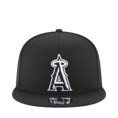 Mix and match your style easily with the New Era Black and White 9FIFTY® Snapback. Featuring a raised embroidered team logo on the front and an adjustable snapback closure in the rear, this adjustable snapback makes getting ready easy. Wear this cap with your everyday casual looks. Features: Los Angeles Angels 9FIFTY® adjustable cap. Officially licensed. Flat bill with a structured fit. Adjustable snapback closure. Details: Fabric: 100% polyester. Color: Black/White. 6-panel construction. Import Los Angeles Angels, Mix N Match, Easy Wear, Getting Ready, Team Logo, New Era, Casual Looks, Black White, Angel