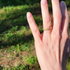 Floral Wedding Band / Vintage Look Wedding Ring / Womens Wedding Band / Romantic Wedding Band 14k Yellow Gold / Skinny Stacking Ring Petunia - Etsy Heirloom Gold Ring For Promise, Promise Couple Rings In Yellow Gold 14k, Promise Couple Rings In Yellow Gold Stamped 14k, Heirloom Yellow Gold Promise Band, Yellow Gold Engraved Ring With Decorative Band For Promise, Yellow Gold Heirloom Promise Ring Engraved, Yellow Gold Heirloom Promise Ring, Engraved Yellow Gold Filigree Wedding Ring, Heirloom Promise Ring With Decorative Band