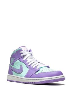 Shop Jordan Air Jordan 1 Mid sneakers with Express Delivery - FARFETCH Lavender Lace-up Sporty Sneakers, Purple Leather Low-top Jordan Shoes, Sporty Lavender Sneakers With Rubber Sole, Lavender Sporty Sneakers With Rubber Sole, Purple Leather Lace-up Custom Sneakers, Purple High-top Jordan Shoes With Rubber Sole, Purple Mid-top Custom Sneakers With Boost Midsole, Purple High-top Sneakers With Boost Midsole For Sports, Purple Mid-top Jordan Shoes For Streetwear