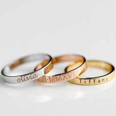 Engraved Rings for Women Handmade Jewelry Rings Personalized Birthday Gift Custom Rings for Women Gift for Her Initial Rings ∙ ∙ ∙ ∙ ∙ ∙ ∙ ∙ ∙ ∙ ∙ ∙ ∙ ∙ ∙ ∙ ∙ ∙ ∙ ∙ ∙ ∙ ∙ ∙ ∙ ∙ ∙ ∙ ∙ ∙ ∙ ∙ ∙ ∙ ∙ ∙ ∙ ∙  This fashionable flat ring band is dainty and elegant. While it is simple in design, you can personalize yours with inspirational messages, custom coordinates, name, or initials, for the truly unique graduation, birthday, anniversary, Christmas, and friendship gift. Its sleek design also makes it Personalized Rose Gold Stackable Rings, Personalized Rose Gold Stackable Rings With Round Band, Customizable Rose Gold Stackable Rings, Rose Gold Open Ring Bands As Gift, Customizable Stackable Rose Gold Rings, Engraved Ring For Birthday, Personalized Gold Midi Rings For Wedding, Adjustable Stackable Rings For Valentine's Day, Simple Rose Gold Ring As Gift