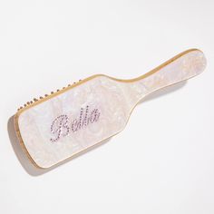 PRICES MAY VARY. ♥Custom Rhinestones Name♥This luxurious name hairbrush is designed to showcase your style.Handcrafted with rhinestones,customize your own hairbrush with your name numbers or initials,our hairbrush is the perfect accessory to upgrade your beauty routine with rhinestones to add a touch of sparkle to your everyday look. hairstyle to highlight your unique style,a unique and stylish way to suit any special occasion,a must-have for any beauty lover. ♥Function♥Massaging your scalp thro Men Hair Styling, Girly Christmas Gifts, Custom Rhinestone, Hair Styling Tool, Bamboo Brush, Gift Inspo, Men Hair, Dry Damaged Hair, Pink Girly Things