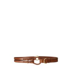 Distinguished by a unique tri-strap silhouette this belt is elevated by full-grain leather and polished gold-tone hardware for a modern look. House Clothes, Mein Style, Ralph Lauren Home, Luxury Accessories, Wool Plaid, Full Grain Leather, Leather Belt, Leather Straps, Wool Blend