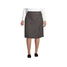 Perfect for warm-weather days, you'll love this women's Lands' End school uniform solid a-line skirt. Click on this WOMEN'S GUIDE to find the perfect fit and more! Perfect for warm-weather days, you'll love this women's Lands' End school uniform solid a-line skirt. Click on this WOMEN'S GUIDE to find the perfect fit and more! FEATURES On-seam pocket A-line silhouette Wrinkle-resistant Discreet side zip Button & zipper closureFIT & SIZING Classic fit Midi length hits below the knee Low rise sits on the hip Inner adjustable waistbandFABRIC & CARE Polyester, rayon Machine wash Imported Size: 18 W. Color: Grey. Gender: female. Age Group: adult. Cotton School Uniform Skort With Lined Skirt, Affordable Gray Lined Skirt, Gray Stretch Skort, Short Length, Mid-rise Medium Wash Skirt With Button Closure, Non-stretch Medium Wash Skirt With Pockets, Weather Day, Plus Size Shorts, Lands End, A Line Skirt