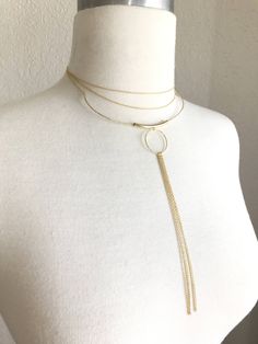 "Description C H O K E R  ∙  N E C K L A C E S * Material: Brass * Dimensions: Necklace Length: 12\"(2 ½\" Extra Extension) * All our jewelry is made by hand with Love and Care in our workshop ♡ H O W ∙ T O ∙ O R D E R * Choose the items/quantity you would like to purchase and simply follow the steps.   O T H E R ∙ I N F O R M A T I O N * All items are nicely packaged and ready to give as a gift.  * If you have any questions about the items, feel free to contact us anytime T U R N ∙ A R O U N D Metal Lariat Necklace With Adjustable Chain, Bohemian Chain Necklace With Adjustable Chain, Bohemian Round Chain Necklace With Adjustable Chain, Necklaces Chain, Chain Fringe, Necklaces Gold, Statement Choker, Statement Choker Necklace, Gold Choker Necklace