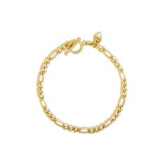 A good classic never goes out of style! Our 14K gold filled medium figaro style chain bracelet looks stylish on it's own or paired as a wrist stack! What is Gold filled? When purchasing jewelry a more economical than solid gold but still beautiful option is a gold filled piece. Jewelers create gold filled jewelry by pressure bonding an actual layer of "solid" gold to another metal. ... Wearers who are sensitive to certain metals can wear gold filled without worries of an allergic reaction. 14K g Wrist Stack, Wrist Stacks, Gold Link Bracelet, Gold Link, Figaro Chains, Figaro Chain, Toggle Bracelet, Allergic Reaction, Gold Bracelet Chain