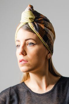 Moldable headband / turban for hair handcrafted in Maxmara fabric. The band will arrive at your home open, inside it has a moldable wire that will make it stay in the pose as you prefer, just twist it on your forehead. No need to size, fits all heads, one size fits all. UNIQUE PIECES! @lepegcouturelab Moldable headband / turban for hair handcrafted in Maxmara fabric. The band will arrive open, inside it has a moldable wire that will make it stand in the pose you prefer, just twist it on the fore Adjustable Yellow Headscarf In Headband Shape, Adjustable Yellow Headscarf Headband, Yellow Adjustable Headband Headscarf, Adjustable Yellow Bohemian Headwrap, Yellow Headwrap Headband One Size, Yellow Headwrap Headband One Size Fits Most, Yellow Headwrap One Size Fits Most, Adjustable Brown Headwrap Headband, Adjustable Brown Headband Wrap