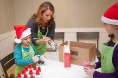 Melissa Forman filling Kong treats #pawschicago #wciu