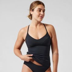 New With Tags Athleta Triangle Tankini Top Black Fits Sizes A To C Tag Says Size S P Tag Says: Fitted Next To The Body Adjustable Tie Back For Custom Fit And Styling Light Support With A Low Coverage Neckline Note: Purchased At The Distribution Center And Was A Non-Returnable Item, So There Is A Line On The Tag Halter Top Tankini, Triangle Swimsuit, Halter Tankini, Tankini Swimsuit Top, Tankini Swim Tops, Swim Tankini, Tankini Swimsuits, Swim Suit Bottoms, Swim Dress