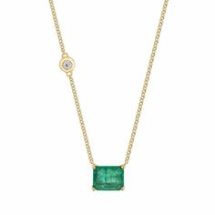 BASICS COLLECTION: The SHAY Emerald Pendant Necklace. Details: 18K Gold Gemstone: 3-3.98ct Closure: Lobster Clasp Length: 16.5in Available in Rose, Yellow, White & Black Gold Product Number: SN148 Please CONTACT us to further customize the size or gemstone or LIVE CHAT with one of our team now. All of our stones are natural and untreated which may result in slight variances in color, shape, and size resulting in beautiful one of a kind gems. All products are made to order within 2 - 3 weeks. Shay Jewelry, Emerald Pendant Necklace, Emerald Necklace Pendant, Ruby Necklace Pendant, Solitaire Necklace, Ruby Pendant, Emerald Pendant, Solitaire Necklaces, Emerald Necklace