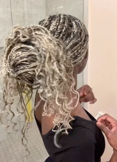 color: 613, 27, 1b 613/27 Braids, 613 Braids, Blk Hairstyles, Braiding Ideas, Twa Hairstyles, Red Curly Hair, Hairstyles Pictures, Hairstyle Inspo, Braids Hairstyles Pictures