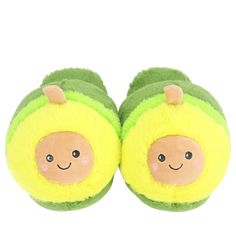 Color: niu youguo, Shoe Size: 37 Cartoon Avocado, Cute Avocado, Bedroom Slippers, Winter Slippers, Kawaii Plush, Kids Slippers, Fuzzy Slippers, Warm Slippers, Slippers For Girls