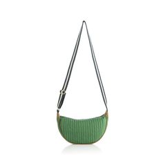 Green Crossbody Bag, Strap Tops, Gold Hardware, Cross Body, Crossbody Bag, Sleek, Running, Texture, Lifestyle