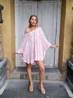 Check out this product 😍 TOP MAELYS New Peach 😍 by Lemongrass Bali Boutique starting at $64.90. Pink Flowy Off-shoulder Mini Dress, Feminine Embroidered Summer Dress For Party, Feminine Embroidered Summer Party Dress, Peach Party Dress With Floral Embroidery, Feminine Embroidered Long Sleeve Dress, Long Sleeve Dresses With Pearl Embroidery For Summer, Feminine Long Sleeve Embroidered Dress, Long Sleeve Summer Dresses With Pearl Embroidery, Feminine Summer Wedding Embroidered Dress