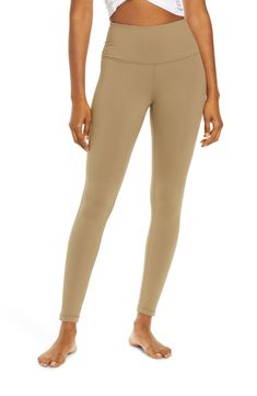 Built from moisture-wicking fabric and fitted with a no-slip waistband, these stretchy, figure-sculpting leggings keep you cool as your workout warms up. 28 1/2" inseam; 9" leg opening; 9 1/2" front rise; 12 1/2" back rise (size Medium) 88% Polyester, 12% Spandex Machine wash, tumble dry Imported Elastic waistband with hidden pocket Brushed, moisture-wicking fabric dries quickly to keep you cool and comfortable Figure Sculpting, Swimming Activities, Workout Warm Up, High Waist Leggings, Active Wear Pants, Hidden Pocket, Active Women, Women Supporting Women, Tops For Leggings