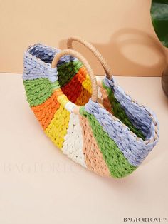 BagForLove - Vacation Essential: Dual-Handled Color Block Straw Bag Product Description Color Multicolor Pattern Type Colorblock Bag Size Large Style Vacation Type Straw Bag Material Straw Size Chart INCH CM Bag Length Bag Width Bag Height Handle Height 16.1 inch 3.1 inch 8.7 inch 4.7 inch Bag Length Bag Width Bag Height Handle Height 41 cm 8 cm 22 cm 12 cm Details Pictures Similar Products h2 { text-align: center; } /* æ¢è¡ */ li{ white-space: normal; word-break: break-all; word-wrap: break-w Casual Multicolor Bags With Large Capacity, Casual Multicolor Large Capacity Bag, Casual Multicolor Shoulder Bag With Large Capacity, Casual Multicolor Large Capacity Shoulder Bag, Rectangular Multicolor Bucket Bag For Summer, Casual Color Block Bags For Daily Use, Casual Color Block Shoulder Bag For Daily Use, Casual Color Block Shoulder Bag, Multicolor Large Capacity Straw Bag For Summer