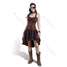 This Dress is fashionable for every occasion. the dress is made-to-order by professional tailors. You can choose from 50 colors, Regular sizes 2 to 16 and plus sizes 14w to 26W. Custom size is also available.. The product details: Color: Brown pirate dress,Black Gothic costume, Decoration: None, Feature: Lace up corset jacquard, Gender: Women, Halloween Costume: Cosplay Dresses for women, Item Type: Bustiers & Corsets, Material: Polyester,Polyester Blends, Material Composition: Jacquard Corset, Steampunk Overbust Dress For Costume Party, Steampunk Halloween Dress For Alternative Fashion, Steampunk Corset Dress For Halloween, Steampunk Corset Dress For Halloween Party, Steampunk Corset Dress For Halloween Costume Party, Fitted Overbust Costume Dress, Fitted Overbust Dress For Costume Party, Steampunk Costume Dress With Overbust, Steampunk Costume Dress With Overbust Shape