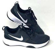 Brand New With Box, No Lid. 100% Authentic. Same Or Next Day Shipping Msrp: $85.00 Save Now! Keep The City On Lock In The Nike City Rep Tr Women's Training Shoe. With A Mesh & Synthetic Upper And Rear Pull Tab For Easy Entry, These Lace-Up Trainers Are Great For Navigating The City Streets Or Switching Between Sets In Your Next Gym Workout. The Cushioned Footbed Provides All-Day Comfort While The Rubber Traction Outsole Keeps Up With Lateral Movement And Different Surfaces. Check Out My Store Fo Black Running Shoes With Laces For Gym, Gym Sneakers With Rubber Sole And Low-top, Low-top Gym Sneakers With Rubber Sole, Sneakers With Rubber Sole And Round Toe For Gym, Black Running Shoes With Rubber Sole For Gym, Black Low-top Training Sneakers, Black Low-top Sneakers For Training, Black Sneakers With Branded Insole For Gym, Black Low-top Running Shoes For Gym