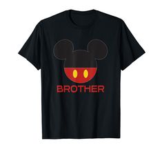 PRICES MAY VARY. Official Disney Merchandise Disney T Shirts for Brother; Disney T Shirts for Bro; Disney Gifts for Brother; Brother Birthday; Disney Family Shirts; Brother Tee Shirts; Brother Hoodies; Disney Brother; Sibling; Bro; Disney Family; Family Trip; Family Vacation; Reunion; Mickey Mouse Lightweight, Classic fit, Double-needle sleeve and bottom hem Hoodies Disney, Brother Brother, Disney Family Shirts, Mickey Shorts, Birthday Disney, Brother Birthday, Family Family, Disney Family, Disney Tshirts