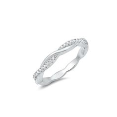 Small and dainty twisted Infinity band ring with sparkling Cubic Zircon stones. Ring band is designed to stack perfectly with engagement ring or wear it separately. Great for many occasions: wedding, promise ring, mothers day gift, stacking ring. Metal: Sterling Silver with Platinum overlay (Platinum Family). Stones: Clear CZ stones Sizes: 5 to 10 band width: 3mm Whole sizes only. Production 2-5 business days Shipping options available at checkout Stackable Twisted Rings For Promise, Modern Twist Stackable Rings For Promise, Modern Twist Stackable Twisted Promise Rings, Modern Twist Infinity Stackable Rings, Adjustable Twisted Wedding Rings, Elegant Twisted Stackable Promise Rings, Modern Twisted Shape Promise Ring, Modern Twisted Promise Ring, Modern Twist Twisted Promise Ring