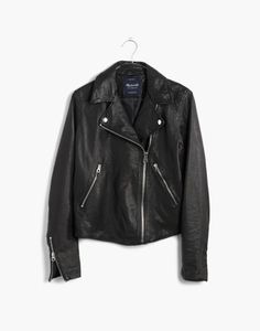 Moto Jacket Boots, Motorcycle Jacket Scarf, Cole Haan Leather Jacket Women, Leather Jacket Levis, Madewell Leather Jacket, Washed Leather Jacket, Madewell Jacket, Fashion Jackson, Fall Capsule Wardrobe