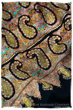 The Kohinoor - Grand Jamawar Pashmina Shawl — Seasons by The Kashmir Company Silk Quilt, Sari Silk, Pashmina Shawl, Color Grouping, Fabric Rug, Textile Fabrics, Fascinator, Shawl, Textiles