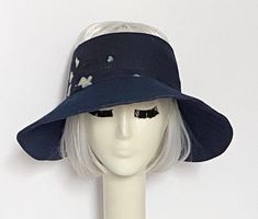 Denim Sun Visor Hat Sun Visor Hat, Hat Stores, Hand Tie, Visor Hat, Visor Hats, Cold Hands, Sun Visor, Wide Brimmed Hats, Dry Hands