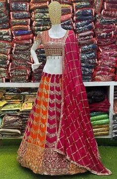 ad eBay - BOLLYWOOD INDIAN PAKISTANI ETHNIC PARTY WOMEN FAUX GEORGETTE LEHENGA CHOLI D247 - Buy Now, click the link (eBay) Anarkali Chinon Choli, Anarkali Style Chinon Choli, Multicolor Semi-stitched Georgette Choli, Designer Multicolor Georgette Choli, Multicolor Choli With Dabka Work For Party, Multicolor Dabka Work Choli For Party, Designer Multicolor Georgette Lehenga, Bollywood Style Semi-stitched Resham Embroidery Choli, Eid Semi-stitched Chinon Lehenga