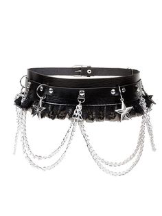 Gothic Waist Belt, Gothic Belts, Whiplash Aespa, Chains Belt, Gothic Belt, Silver Y2k, Belt With Chain, Fashion Harness, Big Buckle Belt