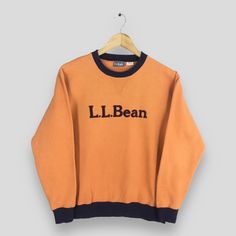 Vintage LL Bean Usa Orange Sweatshirt Small LL Bean Spell Out Crewneck Ll Bean Sportswear Embroidery Pullover LL Bean Jumper Sweater Size S Size On Tag :- Size Kid XL fits like Size S Manual Measurement :- WIDTH (armpit to armpit) :- 21" inches LENGTH (shoulder to end of garment) :- 24" inches WEIGH :- 0.40 kg Condition :- Good Condition. Has pinholes at sleeve, please refer a picture. - Colors Might Be Different Due To Lighting. - All items are VINTAGE which show some signs of wear and tear. FE Orange Sweatshirt, Vintage Ll Bean, Jumper Sweater, Ll Bean, Labour Day, Sweater Sizes, Sweat Shirt, Jumper, Bathing Beauties