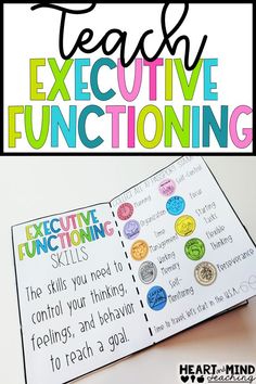 a book with the title teach executive functioning