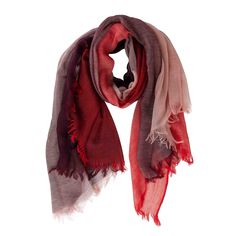 Meera Layered Wool Scarf - Reds - Default Title (6839700) India Crafts, Chain Scarf, Candle Wall Decor, Accessories Bags Purses, Scarf Hat, Winter 2023, Wool Scarf, Accessories Storage, Shades Of Red