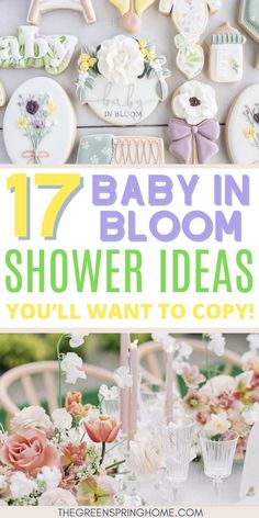 baby in bloom shower ideas that you'll want to copy for the first time