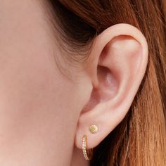 You can’t get much more minimalist in style than these small Circle Stud Earrings. These small earrings are perfect for mixing and matching sets or when you want to adorn your ears in simple jewelry that enhances your natural beauty. Choose from gold, rose gold or silver for the style that fits you best. Dainty Rose Gold Hypoallergenic Huggie Earrings, Rose Gold Tarnish-resistant Dainty Huggie Earrings, Dainty Rose Gold Sterling Silver Huggie Earrings, Dainty Round Ear Wire Piercings, Minimalist Gold Piercings With Matching Earrings, Rose Gold Tarnish-resistant Cartilage Earrings For Everyday, Dainty Rose Gold Tarnish-resistant Cartilage Earrings, Everyday Rose Gold Tarnish-resistant Cartilage Earrings, Everyday Tarnish-resistant Rose Gold Cartilage Earrings