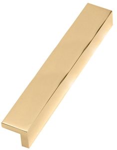 a gold door handle on a white background