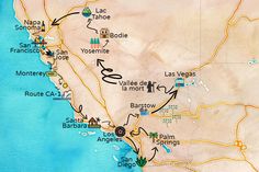 a map of the route to cabo san lucas