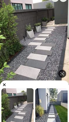 the steps are made out of stones and gravel