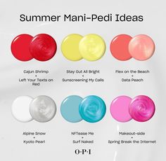 Coral Mani Pedi Color Combos, Manicure And Pedicure Color Combos, Mani Pedi Summer 2024, Opi Peach Colors Gel, 2024 Mani Pedi Combos, Summer Mani Pedi Combos 2024, Nail Color Pairings, Mani Pedi Color Combos Summer 2024, Mani Pedi Combos Summer 2020