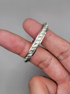 925 Sterling Silver Baby Bangle, baby bracelets, baby jewellery.  Suitable for newborn babies, bday gifts or occasional gifts. Weight - 18 Gram Width - 6 mm Canadian Size - 1.14 Size - 46 mm All Sizes Available. Follow us on- Facebook: https://www.facebook.com/sonijewellersltd/ Instagram: https://www.instagram.com/soni_jewellers_surrey Gift Stackable Sterling Silver Bracelet In White Gold, Stackable White Gold Sterling Silver Bracelet As Gift, Adjustable Silver Bangle For Birthday, Adjustable Silver Bangle For Birthdays, Sterling Silver Bangle For Birthday, Silver Hypoallergenic Bangle As Gift, Hypoallergenic Sterling Silver Round Bracelet For Anniversary, Hypoallergenic Sterling Silver Bracelet For Anniversary, Sterling Silver Hypoallergenic Bangle