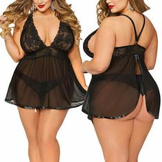 Plus Size Set, Night Gown Lingerie, Lingerie Plus, Lingerie Plus Size, Hot Lingerie, Lace Babydoll, Lingerie Dress, Babydoll Lingerie, Casual Lace