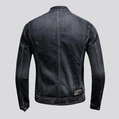 Be a trendsetter and own the streets in trend with our 2023 Autumn-Winter Collection retro moto jeans jacket for men! This biker-style. black denim jacket features a zipper closure for an effortlessly cool look. Crafted from premium quality denim. this timeless piece is sure to be a lasting addition to your wardrobe. So. what are you waiting for? Make a bold statement and be the envy of all your friends with this fashion-forward jacket!Distinctive Features: Bomber Style: This classic bomber-styl Denim Biker Jacket With Long Sleeves For Winter, Winter Denim Biker Jacket With Long Sleeves, Denim Long Sleeve Biker Jacket For Winter, Winter Long Sleeve Denim Biker Jacket, Urban Denim Biker Jacket For Winter, Urban Denim Biker Jacket With Pockets, Black Denim Biker Jacket With Long Sleeves, Fitted Biker Denim Jacket For Winter, Black Denim Jacket With Zipper For Spring