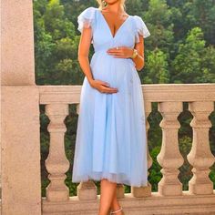 Blue Maternity Dress, Never Worn. Perfect For Baby Shower Or Maternity Pictures Or Other Social Events Baby Shower Dresses Plus Size, Baby Boy Shower Dress For Mom, Baby Shower Outfits For Mom Blue, Blue Baby Shower Dress For Mom, Girl Baby Shower Dress For Mom, Baby Shower Dresses For Mom, Baby Shower Maternity Dress, Blue Baby Shower Dress, Maternity Bridesmaid Dress