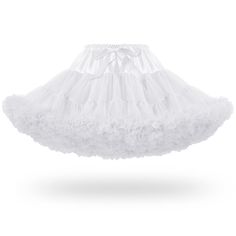 PRICES MAY VARY. MATERIAL--The tulle petticoats for women is made of two layers special pleated soft tulle, plus one Layer soft cotton lining to care your skin.Beautiful,comfortable,refined and breathable. SIZE--This elastic waist short length pettiskirt Waist Size: 20.5-”38.5”(fully stretched);Dress Length: 15.7”. Fit for US size S,M,L.Not a plus size. STYLE--The mini length tulle skirt has two layers special pleated soft tulle to keep the skirt in puffy shape, one Layer soft lining underskirt Petticoat Mini Skirt, Cosplay Petticoat With Attached Cancan, Can-can Petticoat For Costume Party, Spring Costume Petticoat With Attached Cancan, Can-can Skirt For Costume Party, Costume Petticoat With Tiered Skirt, Ruffled Tiered Skirt Petticoat For Costume Party, Tiered Ruffle Petticoat For Costume Party, Ruffled Tiered Petticoat For Costume Party