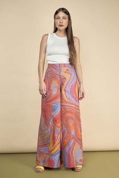 By combining these colors, you evoke a tropical vibe that the name reflects perfectly. Flow effortlessly in these pants, radiating warm and vibrant energy. Let your surroundings be inspired by your look and love your style. These pants are designed for you to admire yourself in the mirror and feel proud, ensuring that whenever you catch a glimpse of your reflection, you see just how stunning you truly are! Straight cut | High rise Vibrant Energy, Tropical Vibes, Dress Pant, The Mirror, Be Inspired, Straight Cut, Love Your, Skirt Pants, Coco