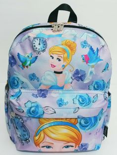 Disney Cinderella All Over Print Mini Ladies 12" Backpack Purse Disney Authentic And 100% Licensed Backpack Is 12" Height 9.5" Width 5" Depth With Adjustable Straps To Fit All Ages Perfect For A Gift . Condition is "New with tags". Shipped with USPS Priority Mail. Back To School Backpack For Disney Fan Events, Disney Backpack For School, Disney Style Multicolor Standard Backpack, Disney Style School Backpack, Disney Multicolor Standard Backpack, Multicolor Disney Backpack, Character Style Backpack For Disney Fan Events, Disney Multicolor Backpack With Character Print, Disney Style Multicolor Backpack With Character Print