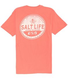 Salt Life Shirt, Beachy T Shirts, Cute Easy Outfits For School, Summer Graphic Tees, Beachy Clothes, Graphic Tees Summer, Salt Life Shirts, Summer Outfit Accessories, Summer Wishlist