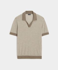 Premium Cashmere Montauk Polo in Dark Wheat Classic Knit Polo Shirt For Summer, Classic Summer Knit Polo Shirt, Casual Beige Cashmere Top, Classic Fine Knit Polo Sweater For Spring, Collared Cashmere Polo Shirt For Fall, Fall Cashmere Polo Shirt, Casual Cashmere Polo Sweater For Spring, Fall Cashmere Collared Polo Shirt, Casual Cashmere Business Casual Tops