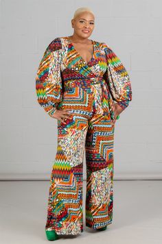 African Print Knit Jumpsuit 1 piece Jump Suit Colors: Multi Sizes: One Size fit up to 2X Multicolor Long Sleeve Jumpsuits And Rompers For Loungewear, Multicolor Stretch V-neck Jumpsuits And Rompers, Multicolor Stretch Long Sleeve Jumpsuits, Multicolor Stretch V-neck Bodysuit, Fitted Multicolor Jumpsuits And Rompers For Loungewear, Fitted Multicolor Jumpsuit For Loungewear, Suit Colors, Knit Jumpsuit, African Print