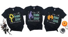 "Witch Sister Custom Halloween Shirt, Witch Rules Personalized Shirt, Halloween Family Shirts, Sanderson Witch Shirts, Halloween Party Shirts --How To Order --- 1-) Please, check and review all photos 2-) Choose your t-shirt size and color 3-) Write your T-Shirt color in the personalization box 4-) Click add to cart. You can go back to add more product 5-)Click \"Proceed to check out\" 6-)When you check out, you can add a note to the seller for any request SIZE AND COLORS: For sizing details and color options, please see the listing images. PROCESSING TIME: The standard processing time is 2-5 business days. (We usually process and ship orders within 2 business days.) SHIPPING TIME: USA Orders: Standard - takes 3 to 5 days to get delivered Priority: takes 2 to 4 days to get delivered Expres Witch Rules, Halloween Family Shirts, Witch Shirts, Sanderson Sisters Shirt, Hocus Pocus Shirt, Halloween Family, Sister Tshirts, Halloween Designs, Halloween Design