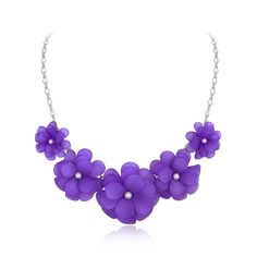 PRICES MAY VARY. ❤️【Flower Necklace】: Brightly-colored flower made of light weight resin, comforable to wear, this flower choker necklace is vintage look, artistic, novelty, fashion, lovely and stylish, allow you looks outstanding in the crowd. ❤️【Adjustable】: Length: 49cm(19.3")-57cm(22.4"), Attachment Size: 15cm(5.9")by5cm(1.9"), Weight: 49.1g. ❤️【Intend Use】: This summer jewelry could match any outfit, pair with your favourite cocktail dress for a fabulous look or with your everyday casual fo Novelty Fashion, Flower Choker Necklace, Flower Collar, Flower Choker, Statement Choker Necklace, Jewelry Fashion Trends, Necklaces For Women, Floral Flower, Summer Jewelry